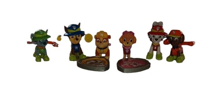 Lot 6 figurines pat patrouille