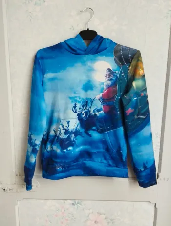 Sweat capuche noel