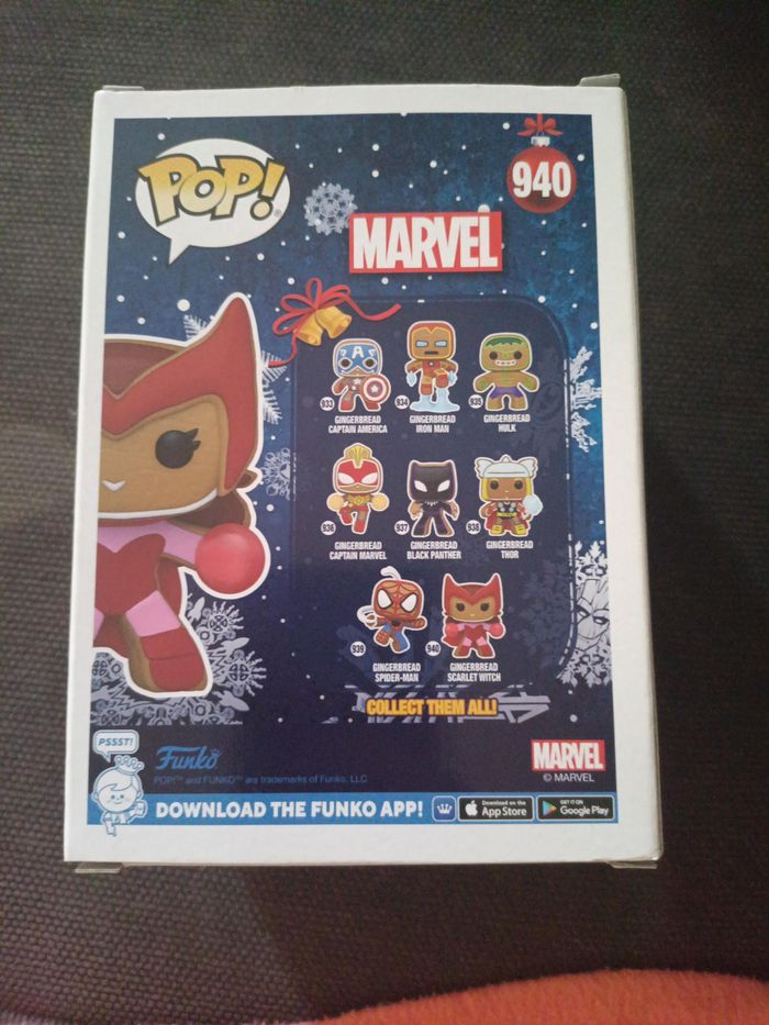Funko Pop Marvel #940 – Gingerbread Scarlet Witch - photo numéro 2