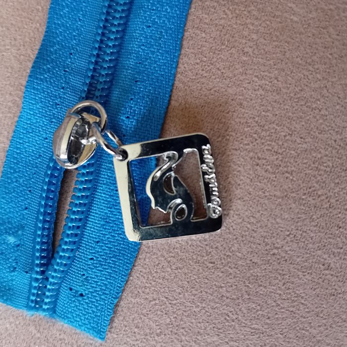 Faby27800 Fermeture éclair "Tom et Eva" - couleur : bleu - 21 cm - photo numéro 5