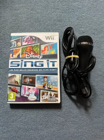 Disney Sing It + Micro - Les plus belles chansons Disney - Wii / Wii U - Très bon état