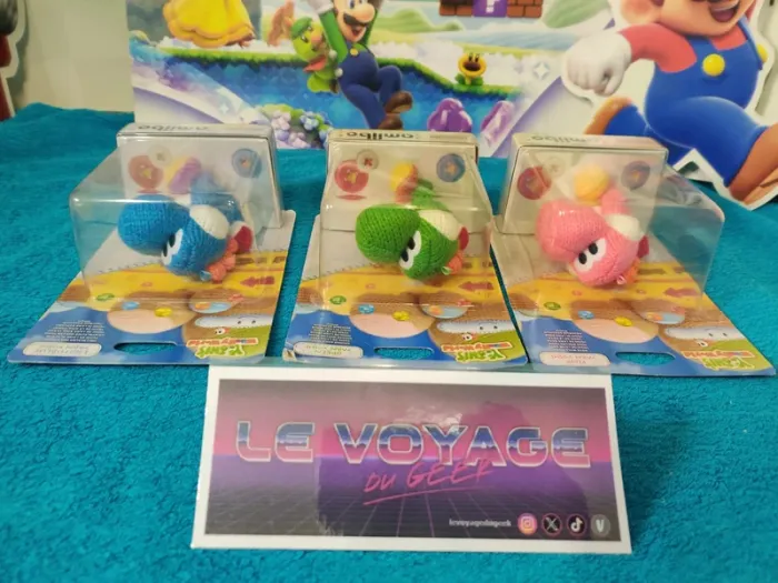 Nintendo Amiibo trilogie Yoshi laine - photo numéro 3