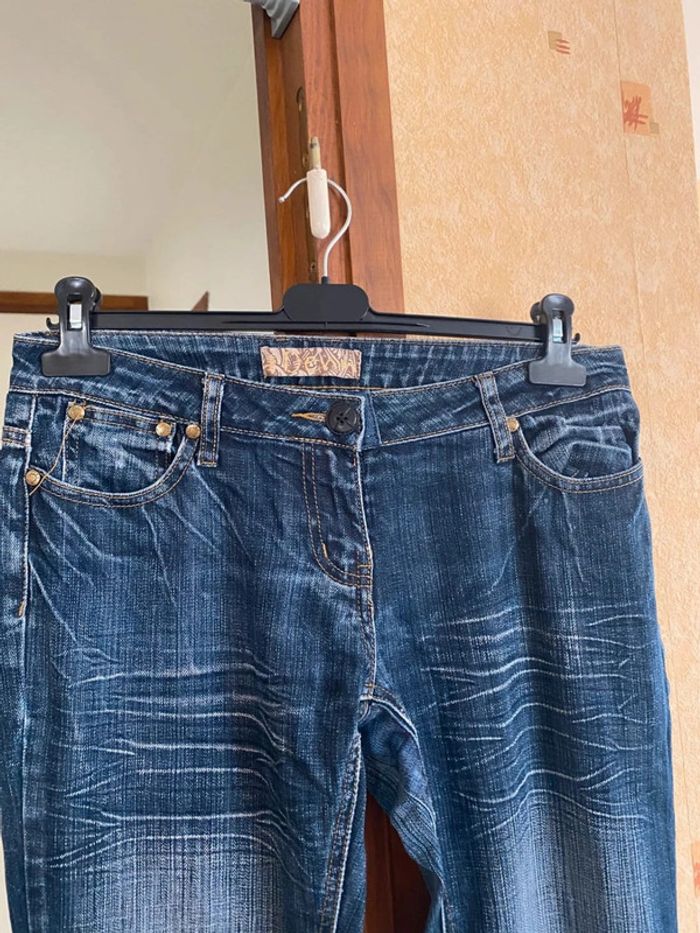 superbe Jeans femme marque MIM taille 40 très bon état - photo numéro 3