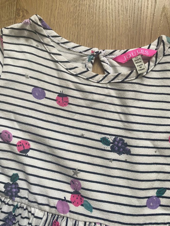 Robe en coton marinière à rayure - photo numéro 3