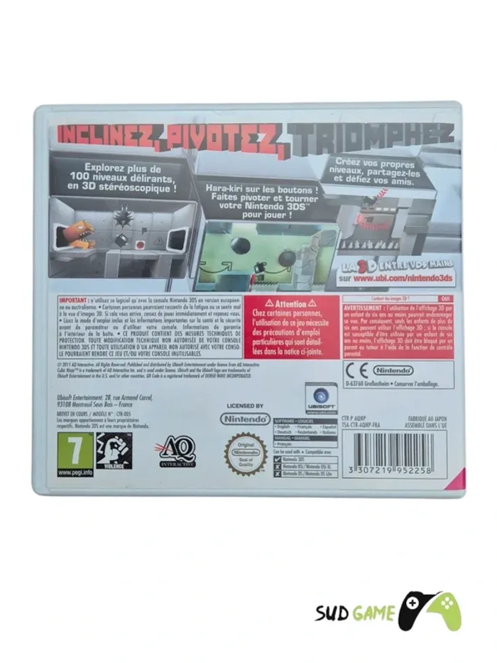 Jeu 3DS " Cubic Ninja" - photo numéro 2