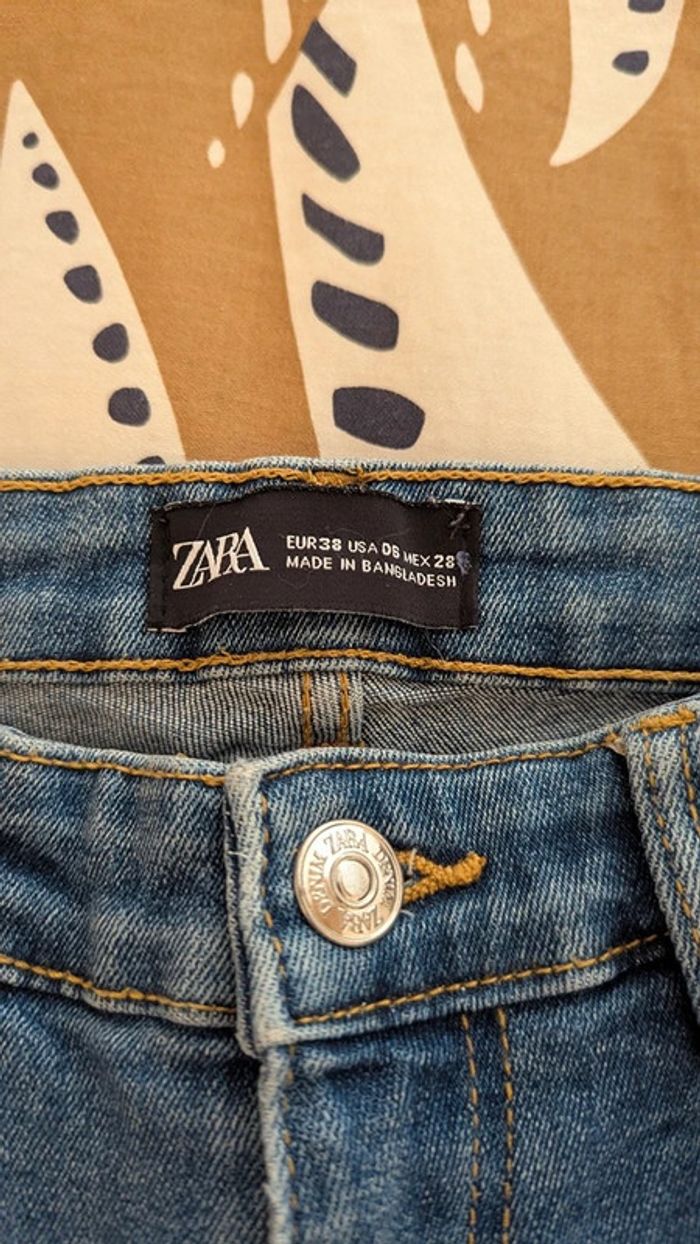 jeans skinny Zara bleu taille 38 - photo numéro 3