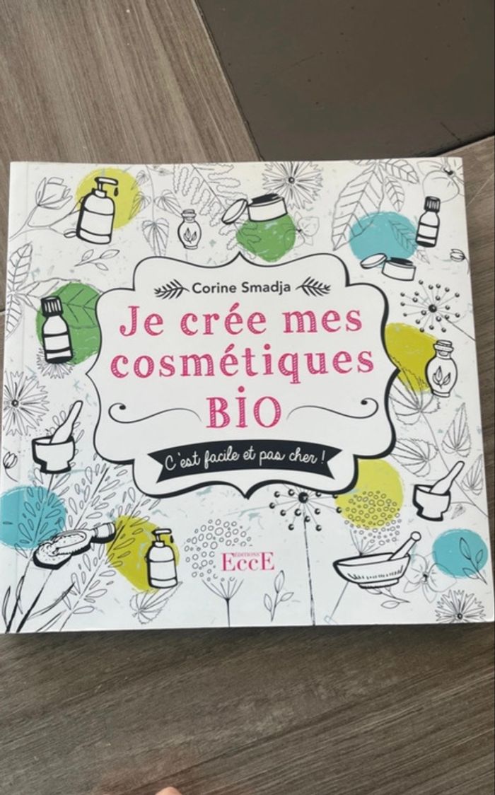 Livre je crée mes cosmétiques BIO