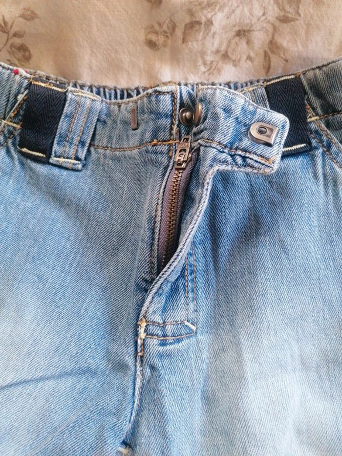 Bermuda large Jean esprit / cargo - photo numéro 4