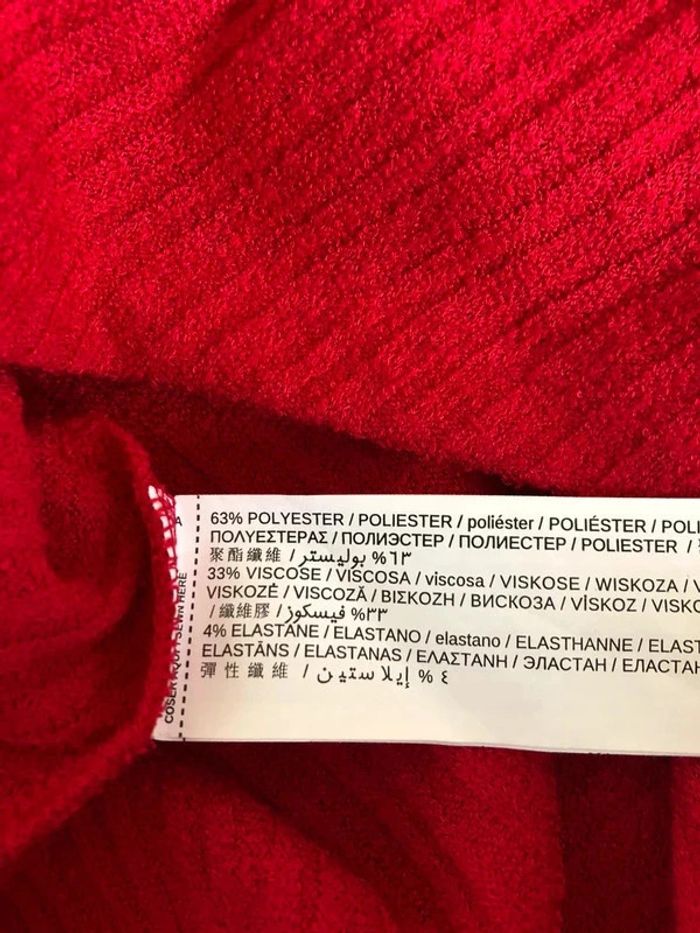Haut rouge sans manches Mango taille M jamais porté - photo numéro 15