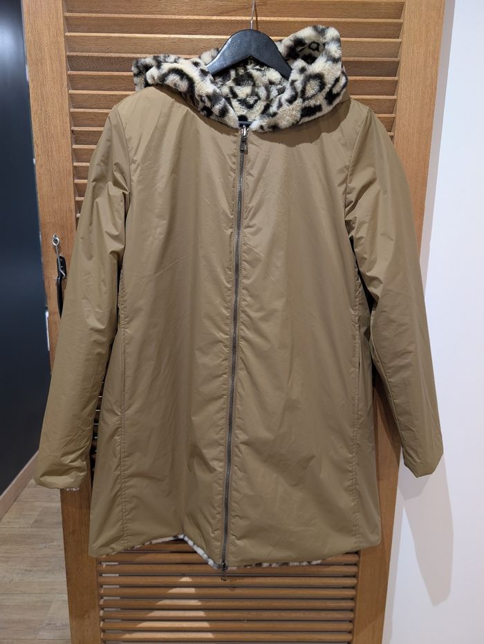 Manteau réversible kaki - photo numéro 5