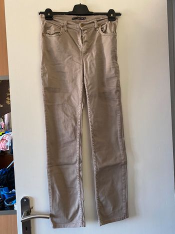 Jeans beige Côté Saint Germain Taille 38