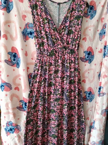 Robe légère motif fleur taille S.M