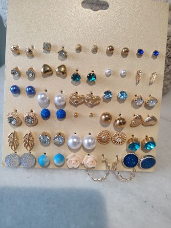 Lot boucles d'oreilles