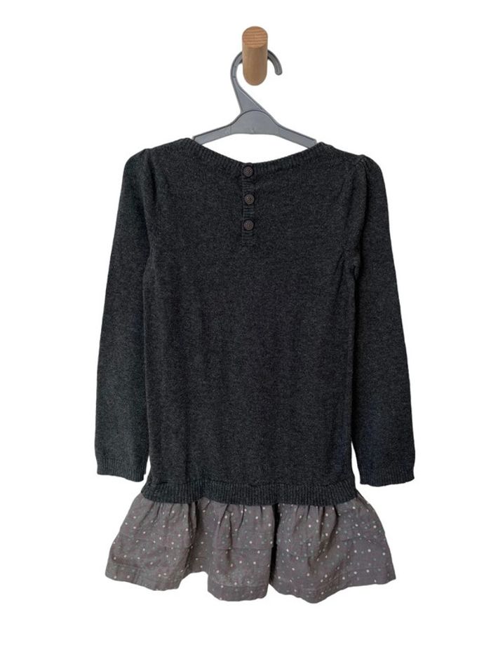 Robe grise à manches longues effet “2 en 1” - La Redoute 6 ans (114cm) - photo numéro 3