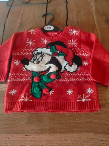 Pull Noël Mickey 6 mois