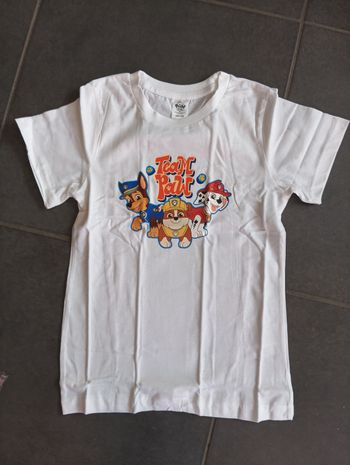T-shirt Pat patrouille neuf taille 7 ans