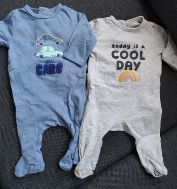 Lots de 2 pyjamas bébé garçon