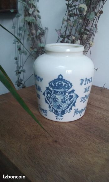Pot à moutarde ancien Poupon
