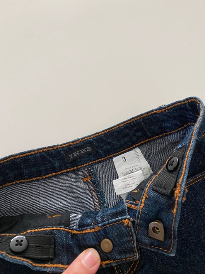 Bermuda jean ikks neuf 3 ans - photo numéro 3