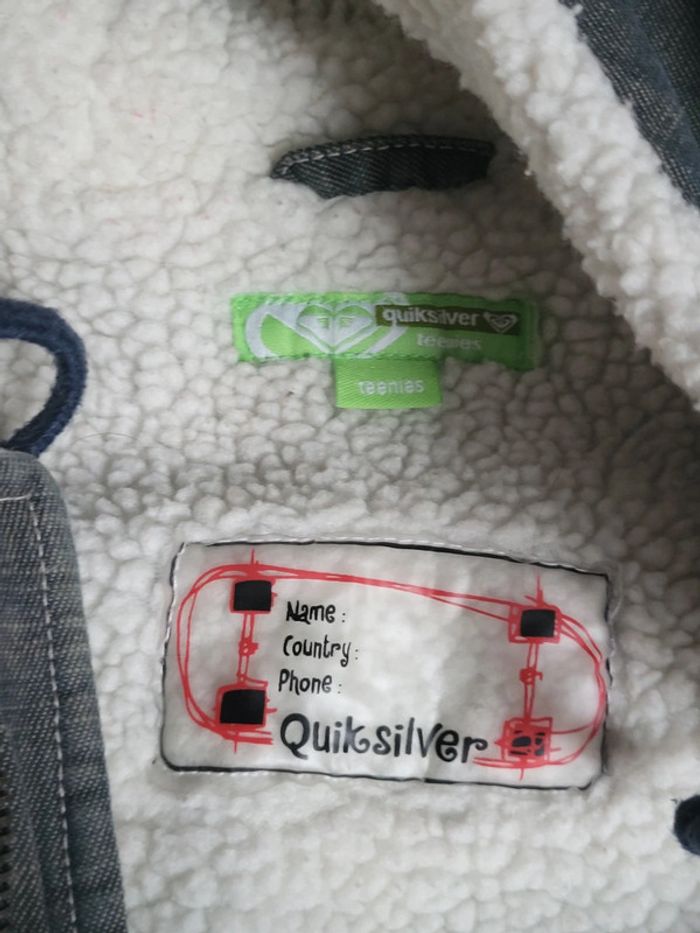 Magnifique manteau Quiksilver. - photo numéro 3