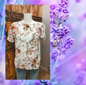 Blouse manches courtes promod