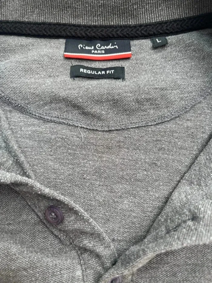 Polo ML gris Pierre Cardin taille L - photo numéro 2