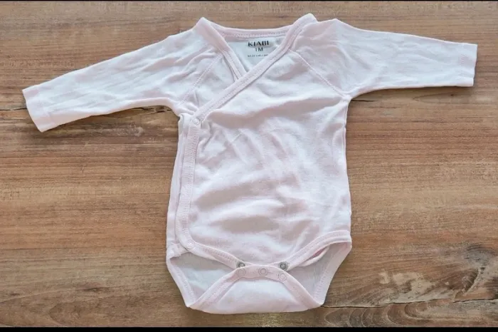 Lot de 3 bodies manches longues, ouverture sur le devant - 1 mois, fille - photo numéro 4