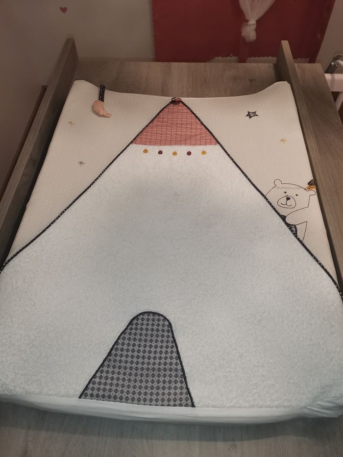 Matelas à langer et Housse Sauthon Éléphant