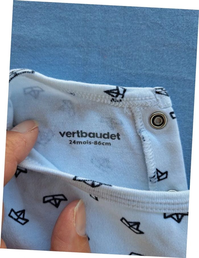 Bodie Marcel sans manches Verbaudet 86 cm/24 mois - photo numéro 3