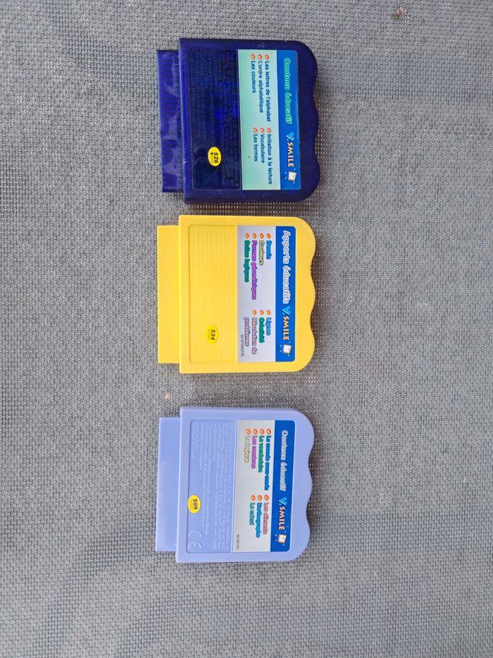 Lot de 3 jeux vtech smile - photo numéro 2