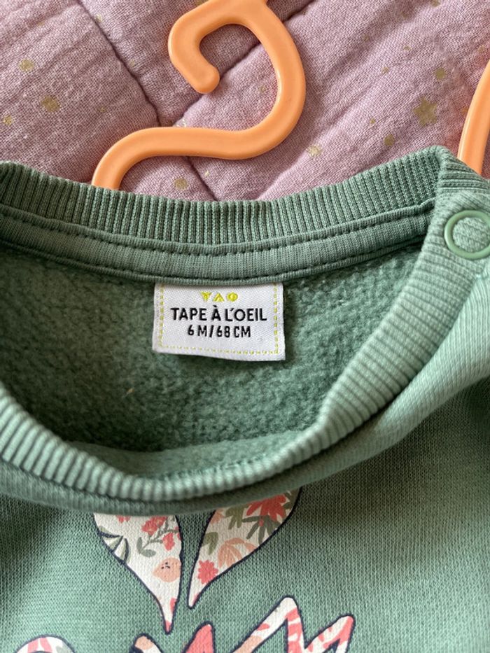 Pull fille très bon état Tape à l’œil taille 6 mois. - photo numéro 3