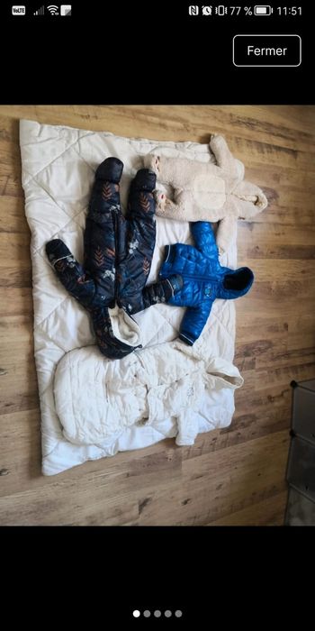 Lot de manteaux pour bébé garçon 