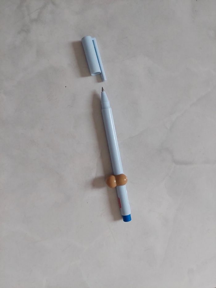 Stylo legami bleu petit singe amovible - photo numéro 3