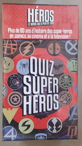Quiz Super Heros - Jeu de société sous emballage - Prix Ferme