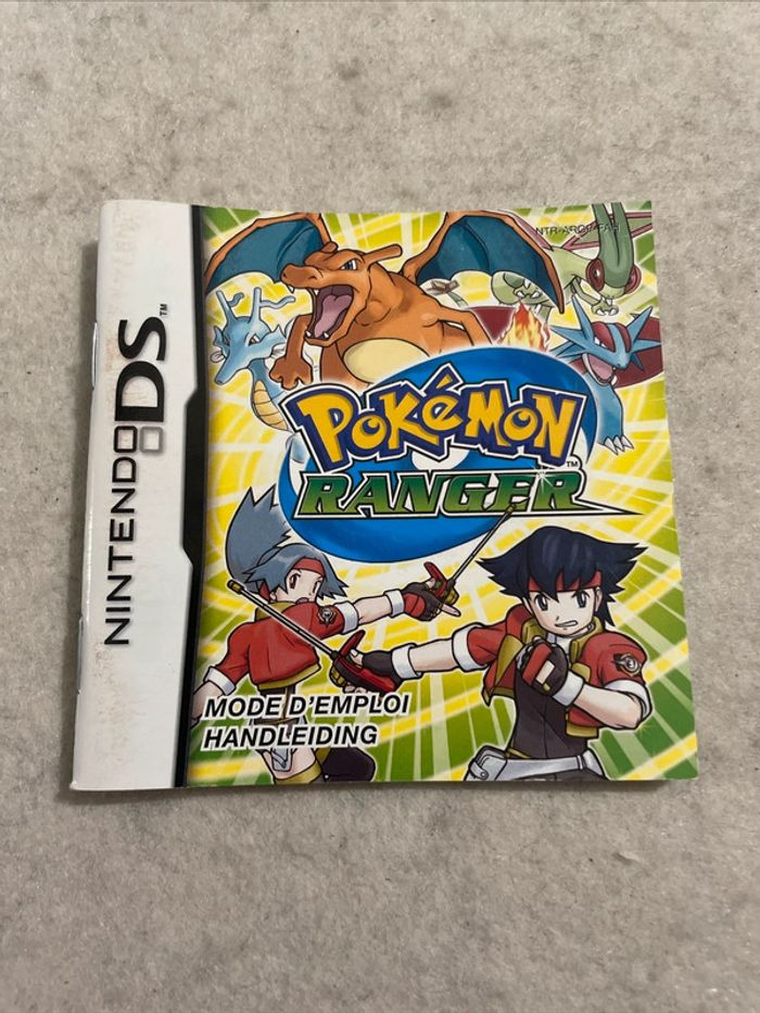 Notice Nintendo DS Pokémon Ranger FRA - photo numéro 1
