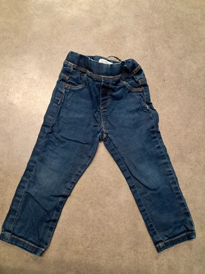 pantalon jean fille 2 ans 24 mois vertbaudet