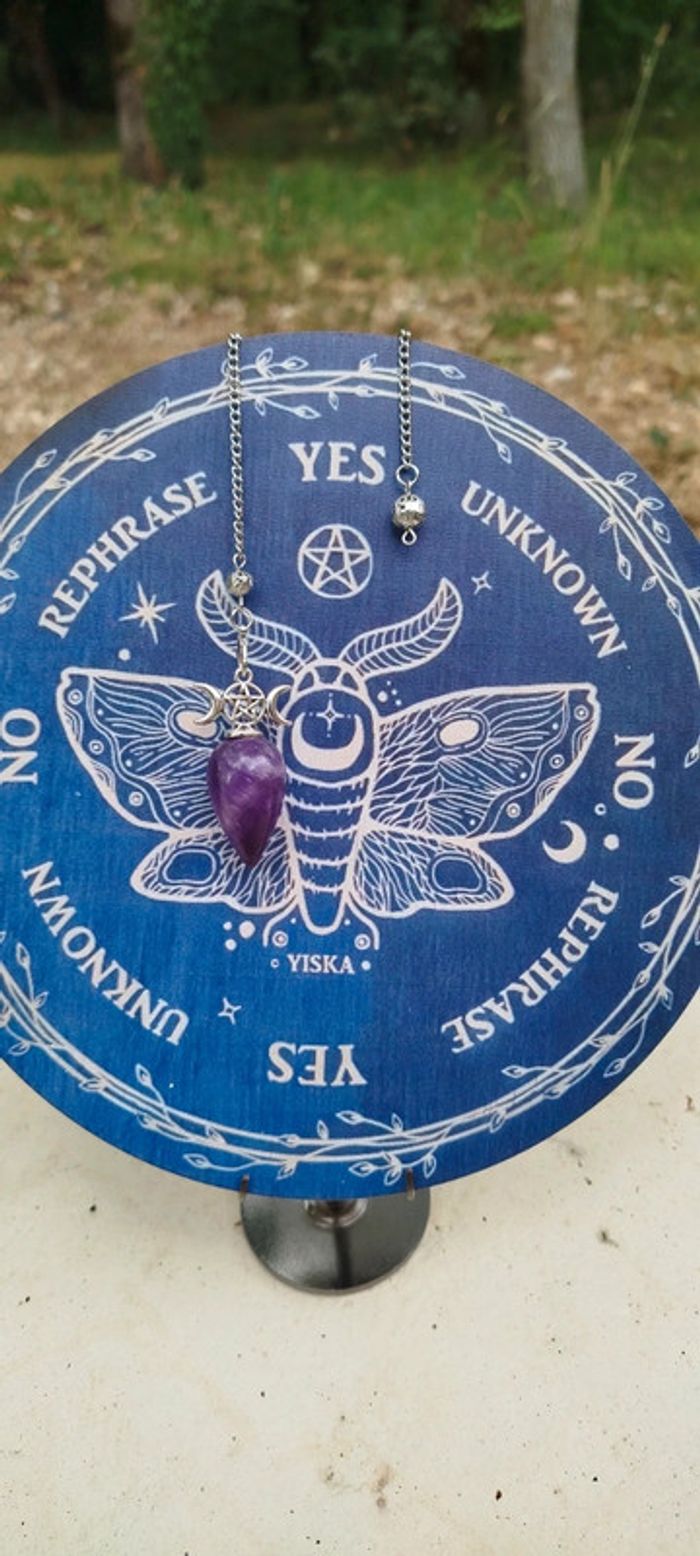 Pendule Élégance & Connexion 💫Accompagné de sa Planche Divinatoire Authentique - photo numéro 5