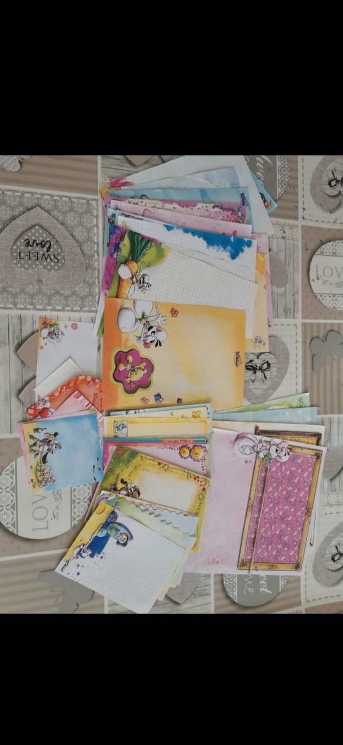 Lot 100 feuilles diddl