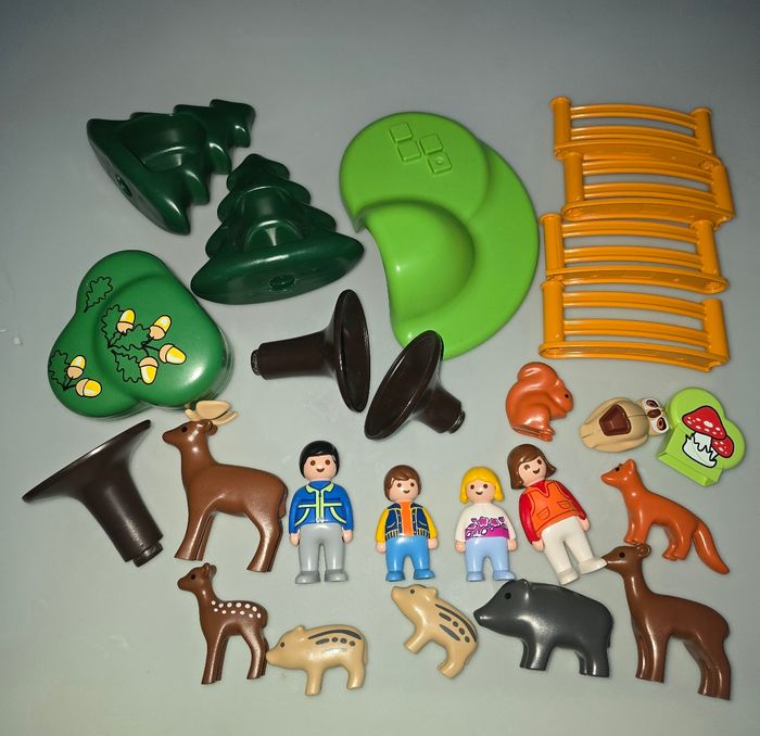 123 playmobil les animeaux de la forêt 6772 complet - photo numéro 2
