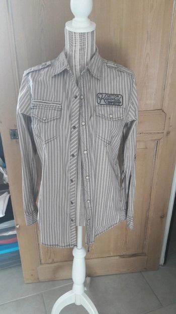 Chemise Kaporal S Style officier rayé