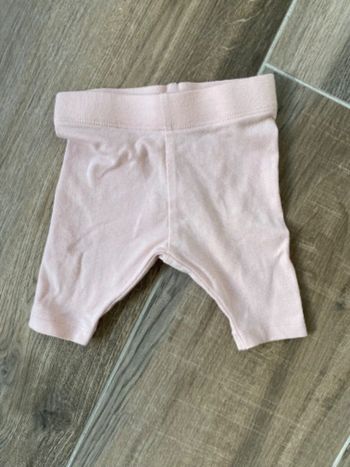 Legging 1 mois rose poudré