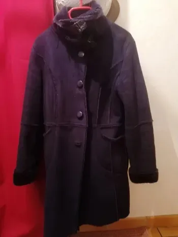 manteau suédine
