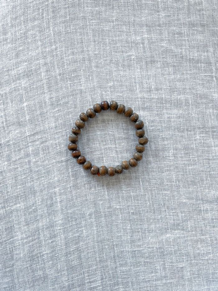 Bracelet perles bois - photo numéro 2