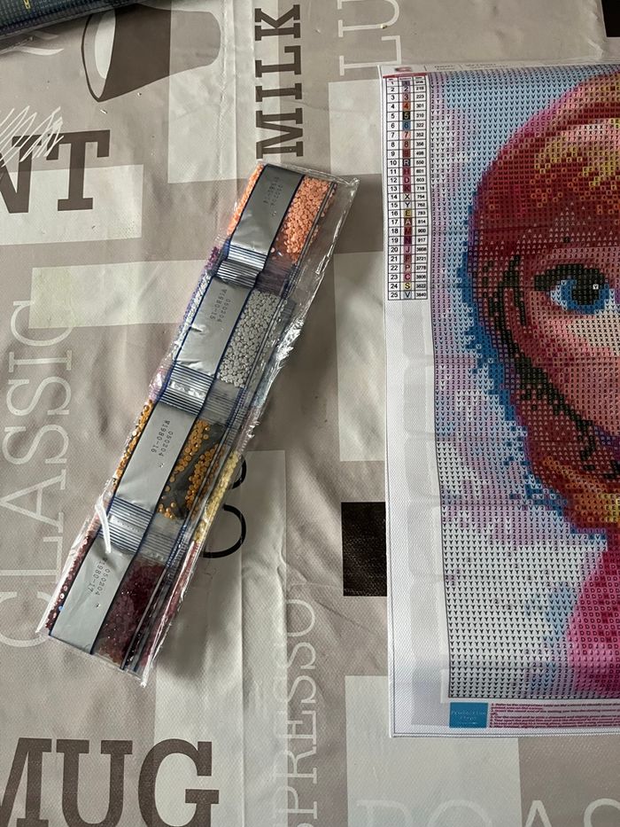 Diamond painting Anna reine des neiges - photo numéro 3