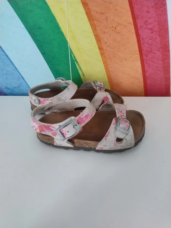 Sandales fille en cuir - photo numéro 2
