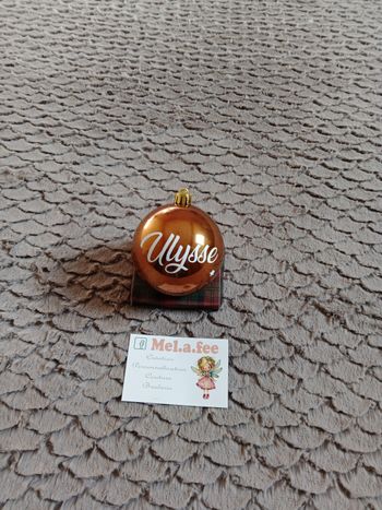Boule de Noël personnalisée
