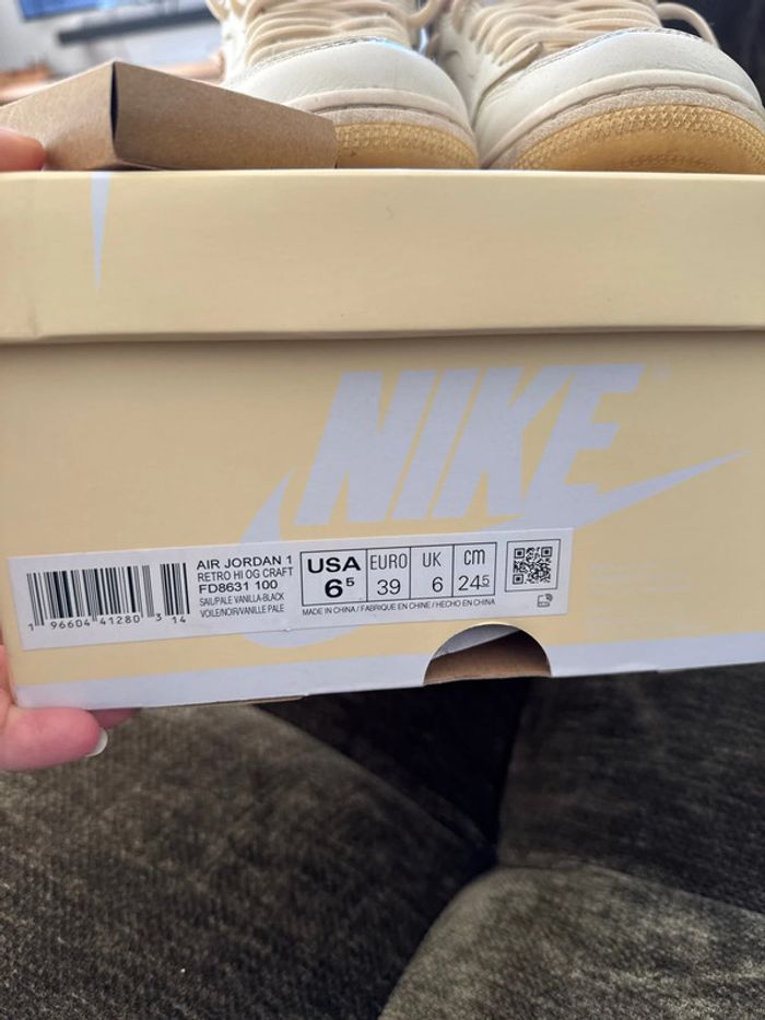Air Jordan 1 Rétro High OG Craft - photo numéro 8
