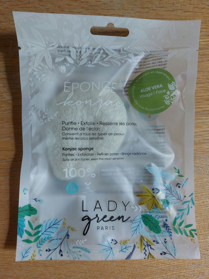 Éponge konzac de Lady Green Paris