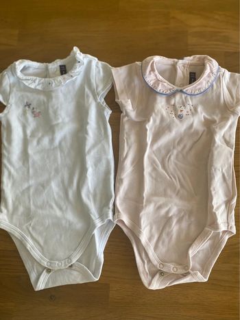 Lot de body été sergent major 12 mois