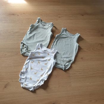 💚 Lot de 3 bodies 9/12 mois H&M #emyfleury_12moisgarçon
